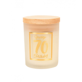 Geurkaars 70 Jaar Wit